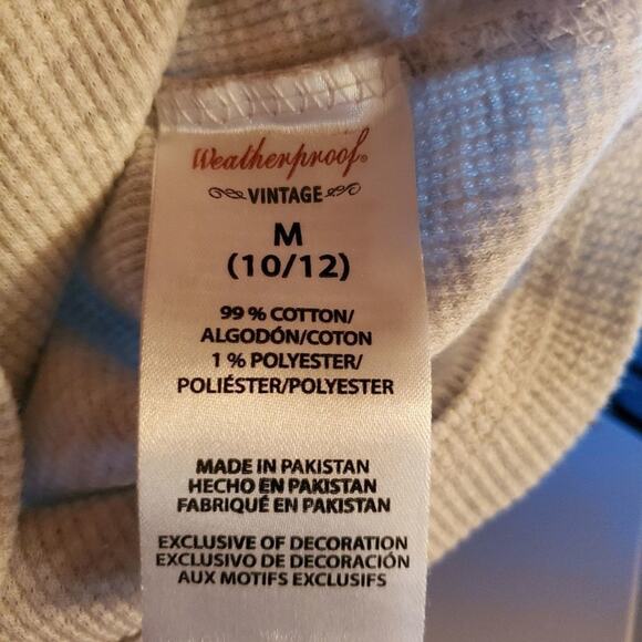 weatherproof vintage medium 10-12 boys long sleeve tee - Picture 5 of 6